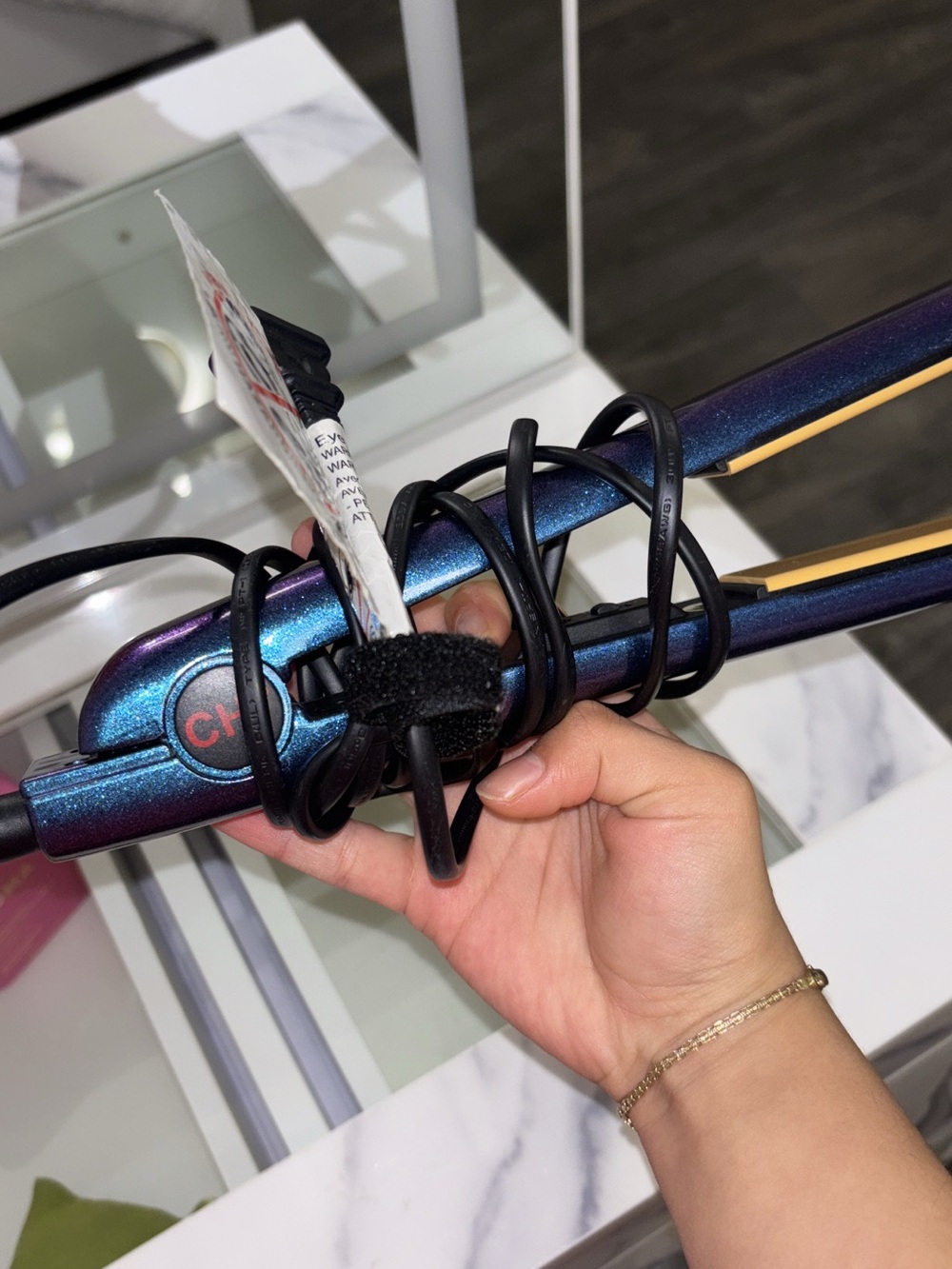 CHI Iridescent Blue Hair Straightener - Blue